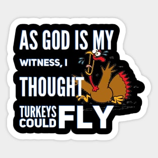 WKRP: Turkeys Sticker